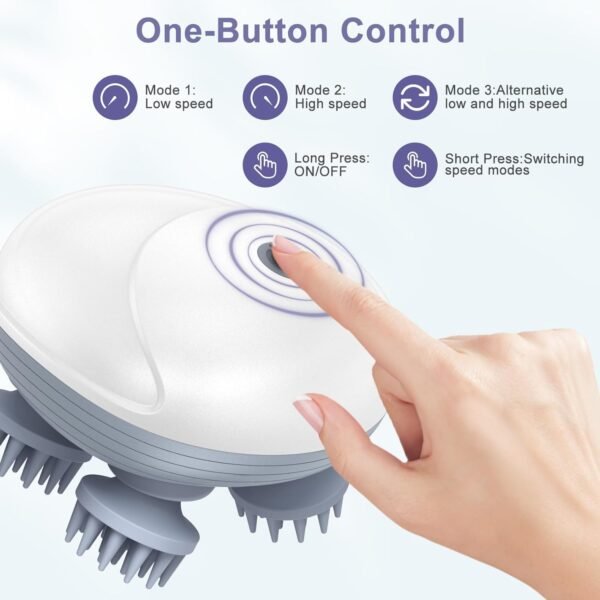 TCRAYCH Electric Head Scalp Massager, Handheld Cordless Pet Massager for Dog and Cat - Image 4